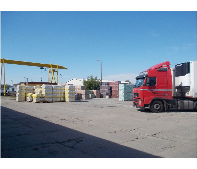 Składy budowlane, materiały