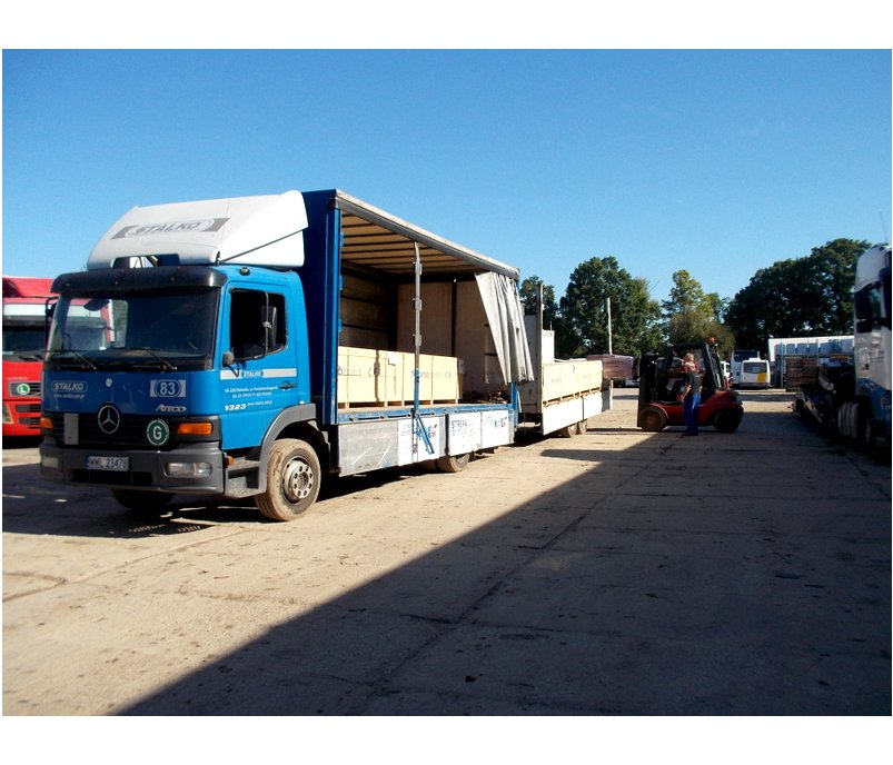 Składy budowlane, materiały